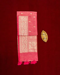 SC3288 - Tussar Saree With Gold And Copper Butta