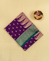 SC5288 - Satin Saree With Zari Butta