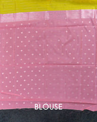 SC3944 - Tissue Silver Zari Meena Butta