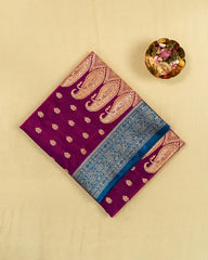 SC5288 - Satin Saree With Zari Butta