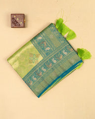 SC3582 - Tissue Saree With Premium Multi Colour Stone