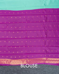 SC4402 - Litchi Silk With Zari Lines Along Body