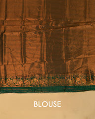 SC2821 - Top Dyed Saree With Sparkling Stone And Meena Butta