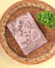 SC3149 - Tissue Saree With Foil Over The Body