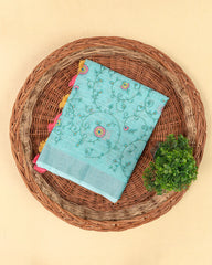 SC3298 - Linen Cotton With Full Body Embroidery