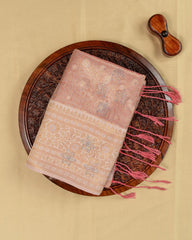 SC4049 - Tissue Saree With Multi Stone