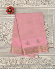 SC4061 -Linen Saree with Gold Zari