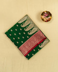 SC5288 - Satin Saree With Zari Butta