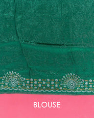 SC3822-Fendy Saree with Jarjoshi work