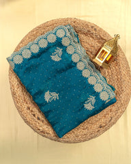 SC3772 - Fendy saree with embroidery work and stone all over body