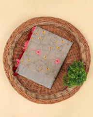 SC3298 - Linen Cotton With Full Body Embroidery
