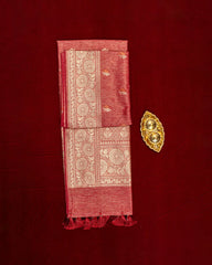 SC3288 - Tussar Saree With Gold And Copper Butta