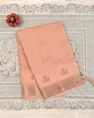 SC4061 -Linen Saree with Gold Zari