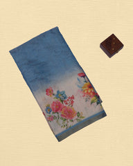 Tissue Embroidery Saree