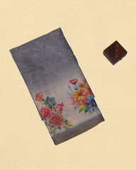 Tissue Embroidery Saree