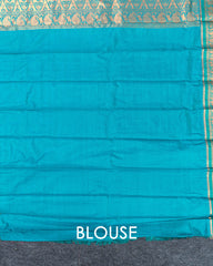 SC3091 - Satin Saree With Copper Butta