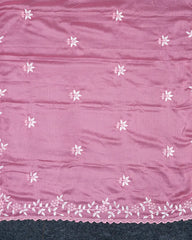 SC6334 - CHIFFON FANCY EMBROIDERY SAREE