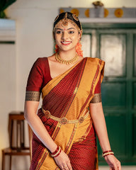 SC7533 - NARAYANPET CHECKED COTTON SAREE