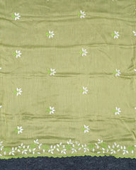 SC6334 - CHIFFON FANCY EMBROIDERY SAREE