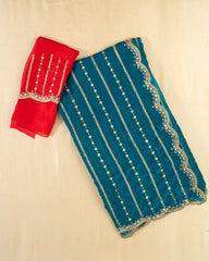 SC6327 - FENDY SAREE WITH SEQUENCE WORK