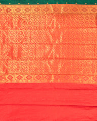 SC3091 - Satin Saree With Copper Butta