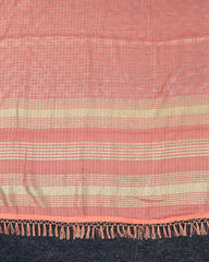 SC6168 - LINEN SAREE ZARKI CHECKED