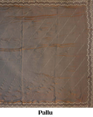 Fendy Saree With Jarkan Stone Work