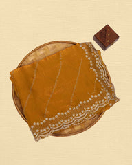 Fendy Saree With Jarkan Stone Work