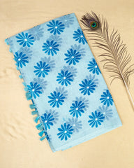 SC6288 - LINEN COTTON SAREE