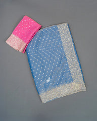 SC5715 - SEMI ORGANZA SAREE