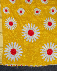 SC6183(2) - LINEN EMBROIDERY SAREE