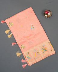 SC6367 - VISCOSE MEENA BUTTA SAREE