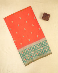 SC5638 - SOFT SILK SAREE WITH MEENA BUTTA