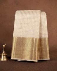 SC6913 - CREPE CHECKED SAREE