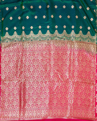 SC5888 - SATIN SAREE WITH CONTRAST BORDER