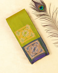 SC5671 - LIITCHI SILK SAREE WITH MULTI STONE