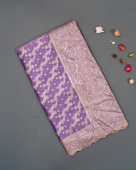 SC5770 - SATIN SAREE WITH EMBOSE