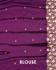 SC6665(1) - SATIN SAREE