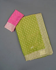 SC5715 - SEMI ORGANZA SAREE