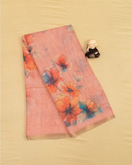 SC4844 - Tissue Linen Saree
