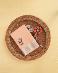 SC4886 - Linen saree with sticker print