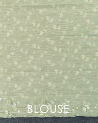 SC4870 - Linen Saree with Shining Foil Print