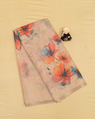 SC4844 - Tissue Linen Saree