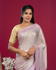 SC4858 - SHIMMER WITH NETTED FLEET SAREE