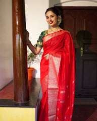 Tussar Cotton Saree