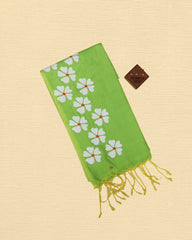 Nithyakalyani Flower Printed Mul Mul Saree