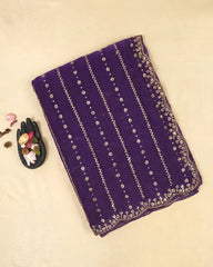 SC6152 - FENDY SATIN SAREE