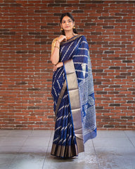 SC5859(2) - DOLA SAREE WITH SEQUENCE PRINT