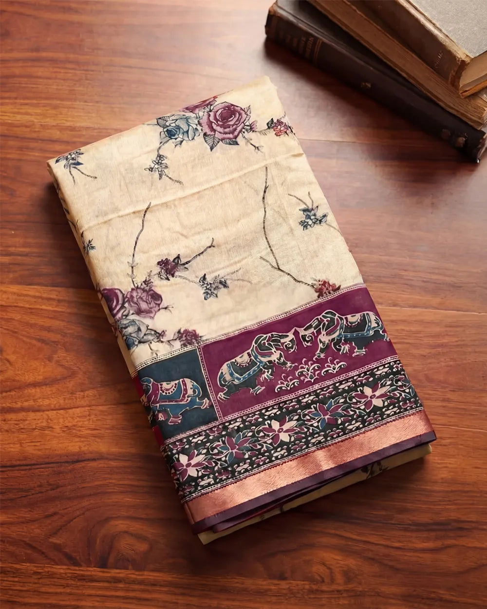 SC5868(1) - DOLA SILK SAREE WITH DIGITAL PRINT