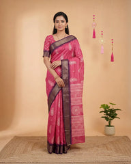 SC5765 - DOLA SILK SAREE WITH DIGITAL PRINT